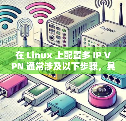 在 Linux 上配置多 IP VPN 通常涉及以下步骤，具体取决于你的需求（如负载均衡、冗余、或不同出口 IP）以下是几种常见方案