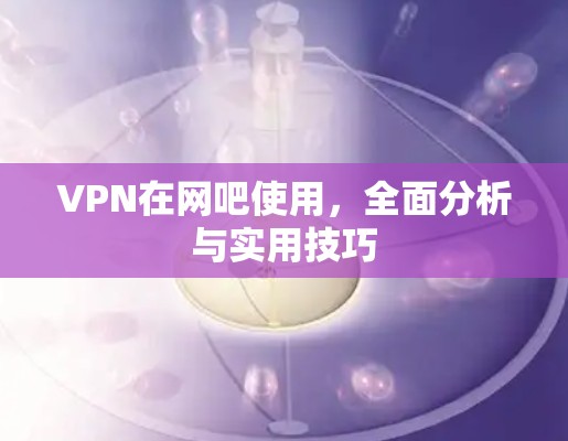 VPN在网吧使用,全面分析与实用技巧