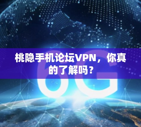 桃隐手机论坛VPN，你真的了解吗？