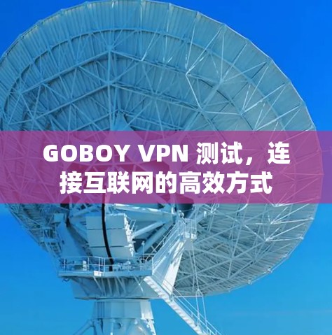 GOBOY VPN 测试，连接互联网的高效方式