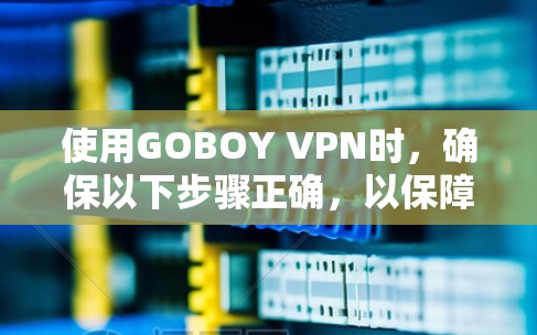 使用GOBOY VPN时，确保以下步骤正确，以保障安全访问