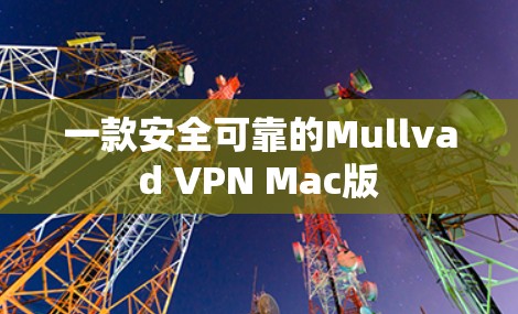 一款安全可靠的Mullvad VPN Mac版