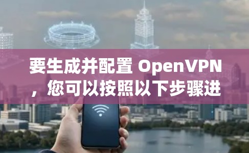 要生成并配置 OpenVPN,您可以按照以下步骤进行